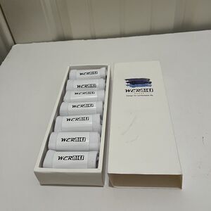 Wernies No Show Socks White New Box 7 pair Pack Women’s Size Large